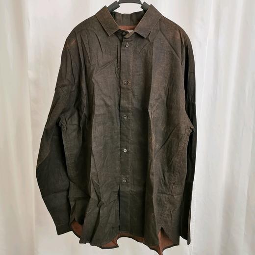 CHUANG QU 泥染无口袋衬衫 757403011063-611 商品图0