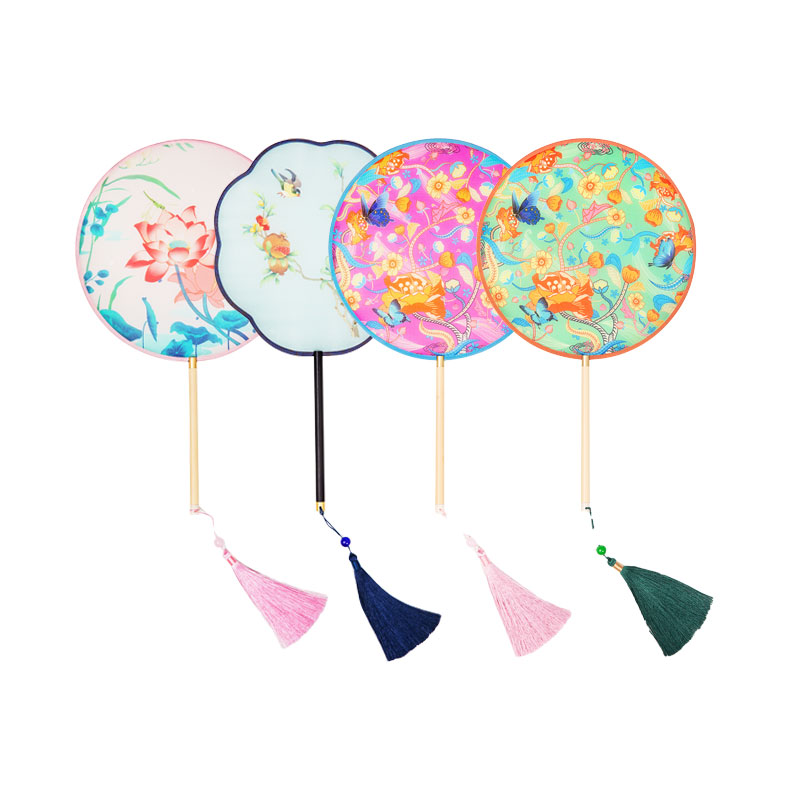 【宫里团扇】十二花神 风雅花饰团扇 多款可选