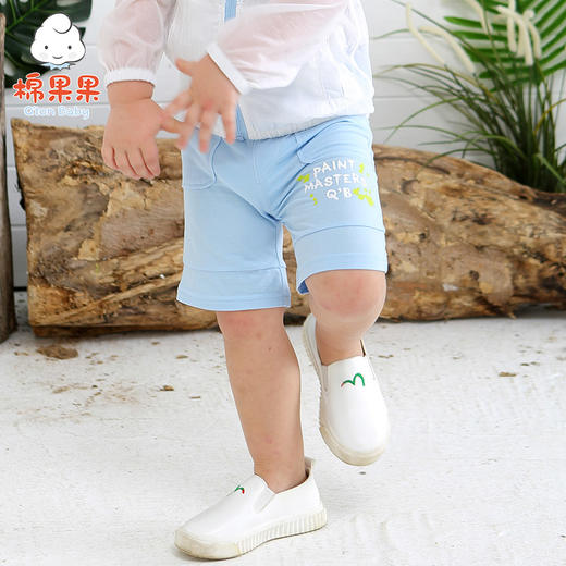 棉果果夏季男童中裤短裤M212202218264 商品图0