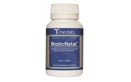 【澳洲仓】澳洲Medlab BioticNatal孕期哺乳期乳铁蛋白益生菌胶囊60粒 商品图0