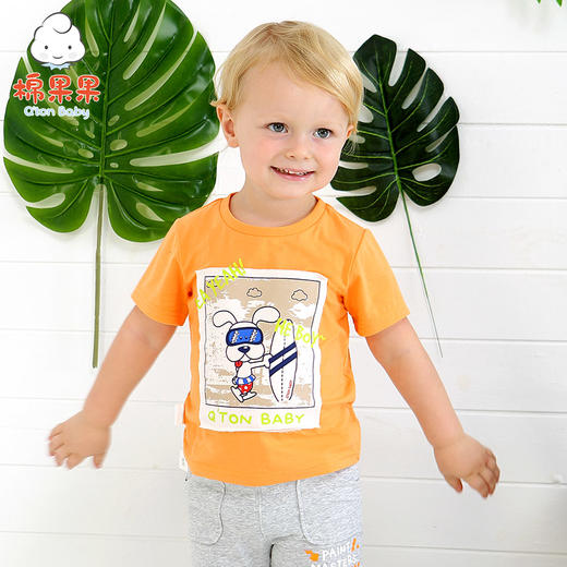 棉果果夏季 男童套头T恤M212140218249 商品图5