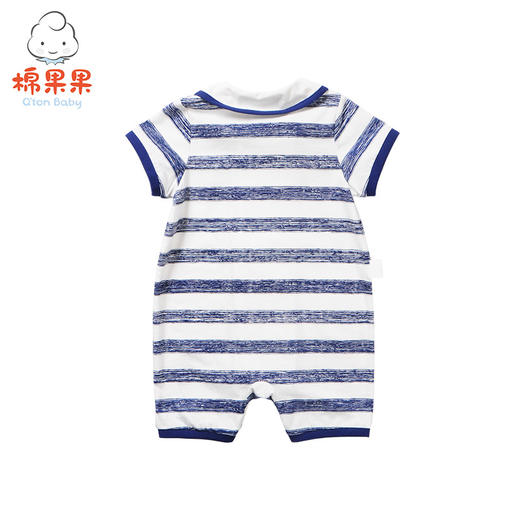 棉果果夏季男女宝对开连体衣连身衣哈衣M212722218256 商品图6