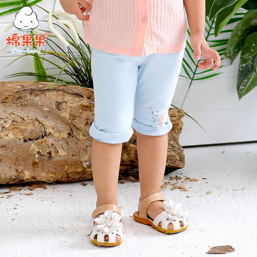 棉果果夏季 女童七分裤M222201218303 商品图1