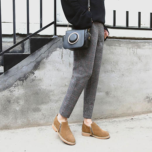 裁缝学苑 AD06女韩版哈伦裤1:1实物服装纸样剪裁图纸牛皮纸样 商品图1