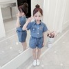 RMTT-XHM1107新款夏装时髦洋气韩版女童休闲牛仔两件套 TZW 商品缩略图0