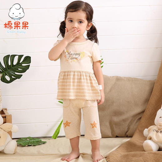 棉果果夏季女童套头T恤M221140118208 商品图3
