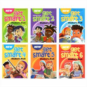 new get smart 1/2/3/4/5/6教材 新版get smart少儿美语英语教材