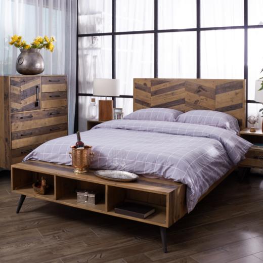 NS家居nsfurniture进口实木双人床NSBD-LAR B01Q 商品图5