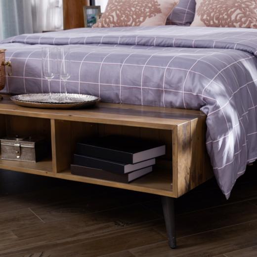 NS家居nsfurniture进口实木双人床NSBD-LAR B01Q 商品图3