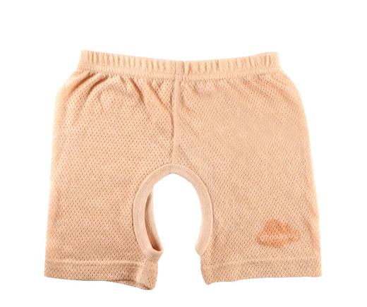 棉果果夏季新疆彩棉男童女童提花镂空中裤短裤M201203117235 商品图1