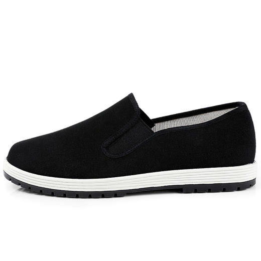 强人3515老北京布鞋男士休闲鞋透气一脚蹬橡胶底软底布鞋 商品图5