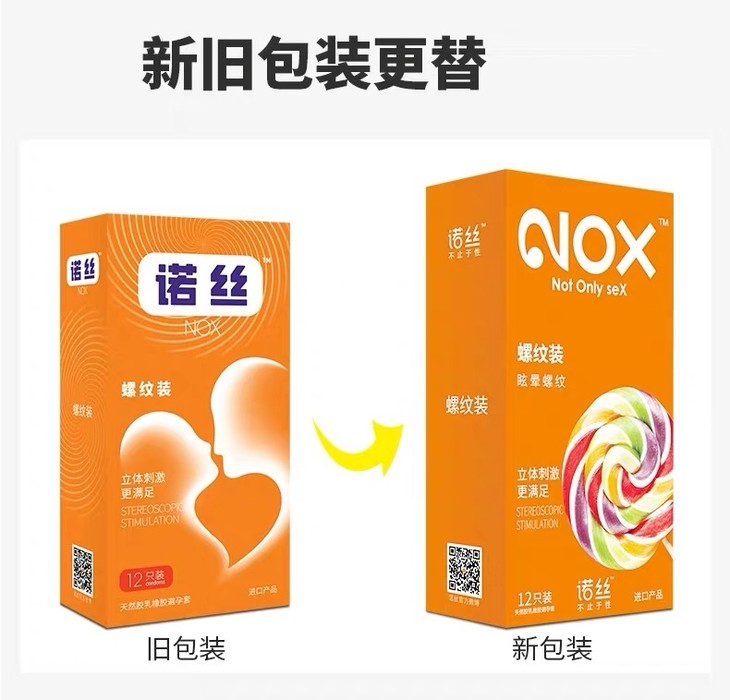 诺丝螺纹装避孕套8只