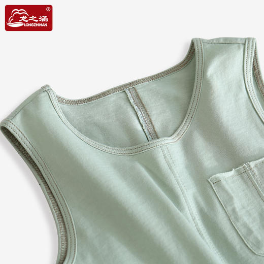 【特价】龙之涵 中大童薄款丝光棉背心 商品图5