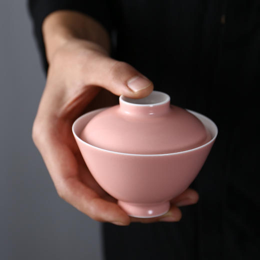 桃之夭夭套组 粉红单色釉 自然圆润 商品图0