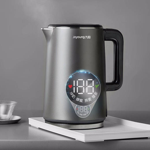 立体加热joyoung九阳k15e1开水煲双层开水温度可调低噪音