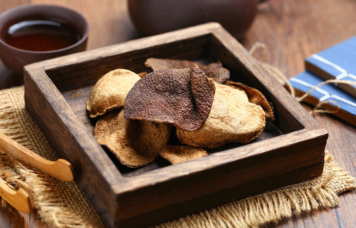 陈皮的果酸,更好排出皮脂, 肌肤晦暗发黄的情况都少了.