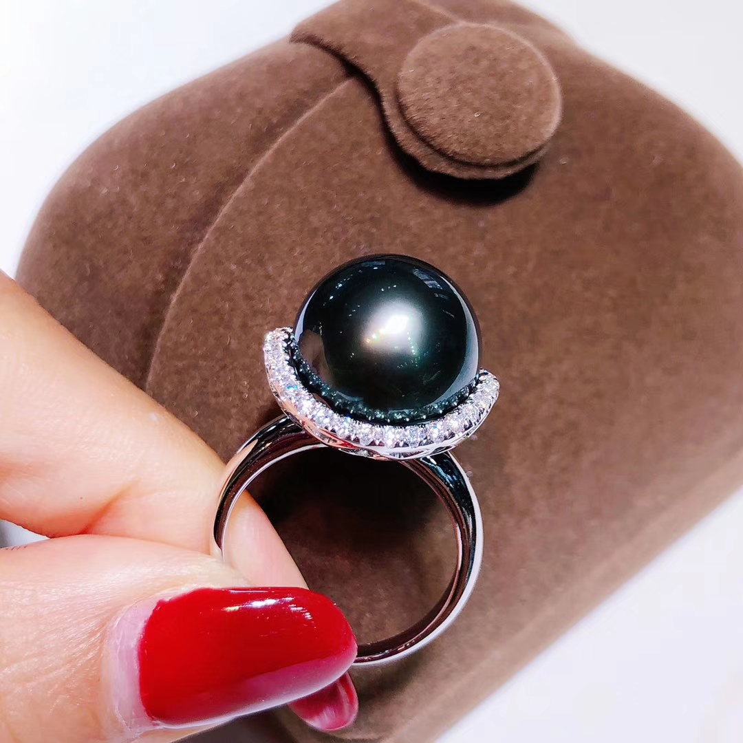 【定制】大溪地黑珍珠 戒指