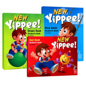 new yippee！ red/blue/green幼儿原版英语教材幼儿园培训学生书
