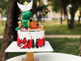 猛龙总冠军纪念蛋糕