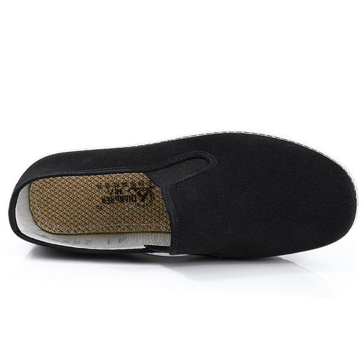 强人3515老北京布鞋男士休闲鞋透气一脚蹬橡胶底软底布鞋 商品图7