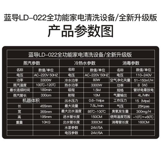 蓝导LD-022多功能家电清洗机 商品代码23078 商品图3