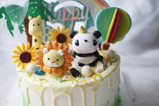 卡通主题款 动物乐园 男孩女孩造型蛋糕 商品图2