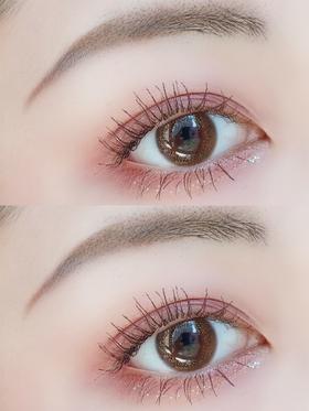 「高端美瞳 」doriscon pro+ 闪金棕 14.0 年抛美瞳 含硅水凝胶