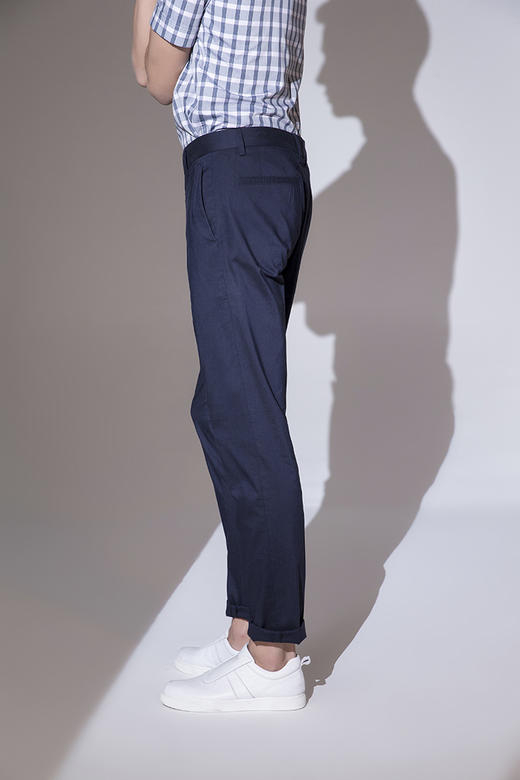 callisto藏青色休闲裤SOCPW131NA 商品图3