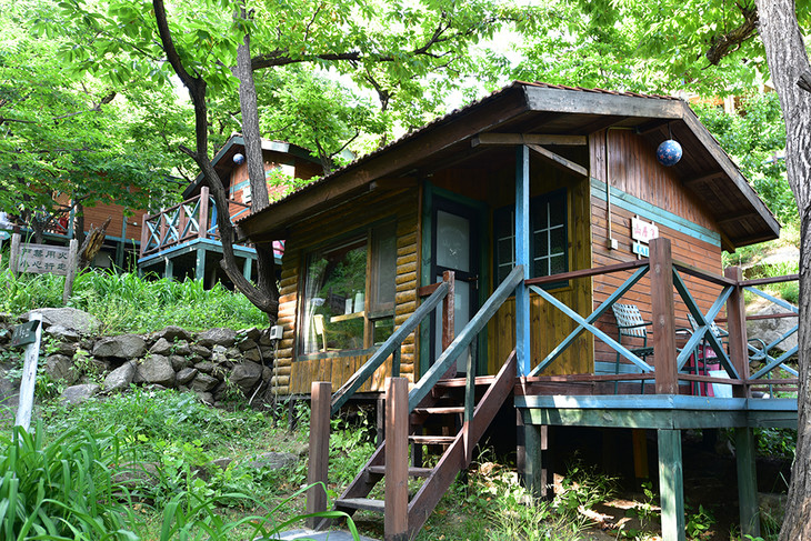 大山裡的山居森林木屋.