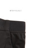 【7月】callisto黑色腰部针织松紧带休闲裤 SOCPW105BK 商品缩略图5
