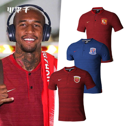 Nike耐克19中超恒大上港申花运动短袖POLO衫男AR4711 商品图0