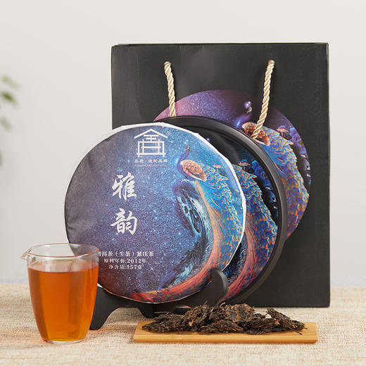 金典丨雅韵生普 普洱生茶 2012年原料 357g 礼盒装