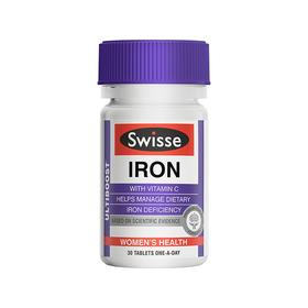 澳洲 Swisse 补铁片 30片