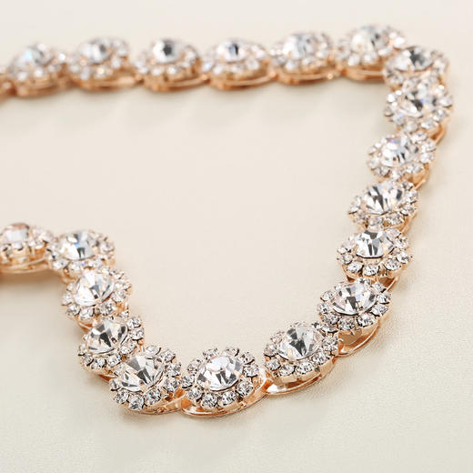 HX-J3766欧美新娘饰品发带手工合金镶钻发饰 商品图1