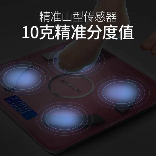【享瘦必备】太阳能体脂称 智能电子秤  商品图6
