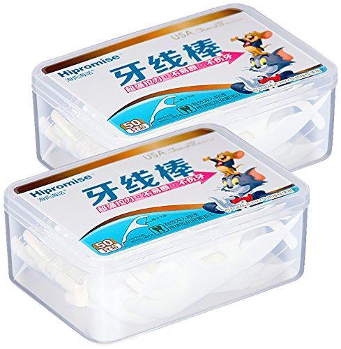 海氏海诺牙线棒50只