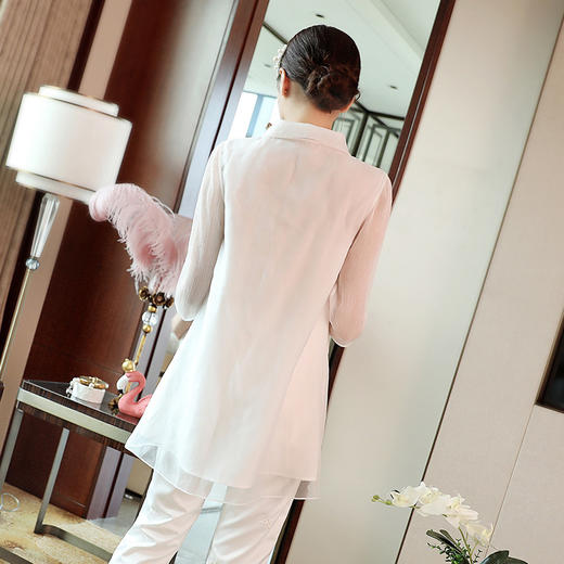 OG-99177夏季新款女装中国风刺绣修身唐装上衣 商品图2