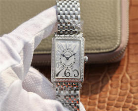 ABF法兰克穆勒LONG ISLAND 952 钢带版 迄今为止高版本 原装壳厂图纸精心打造 原装型号机芯 进口316精钢 26*40mm 立式长方型表壳