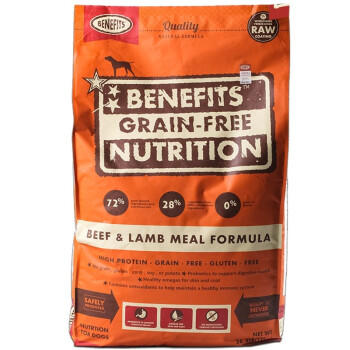 倍内菲无谷牛肉羊肉生鮮冻干狗粮12kg 商品图1