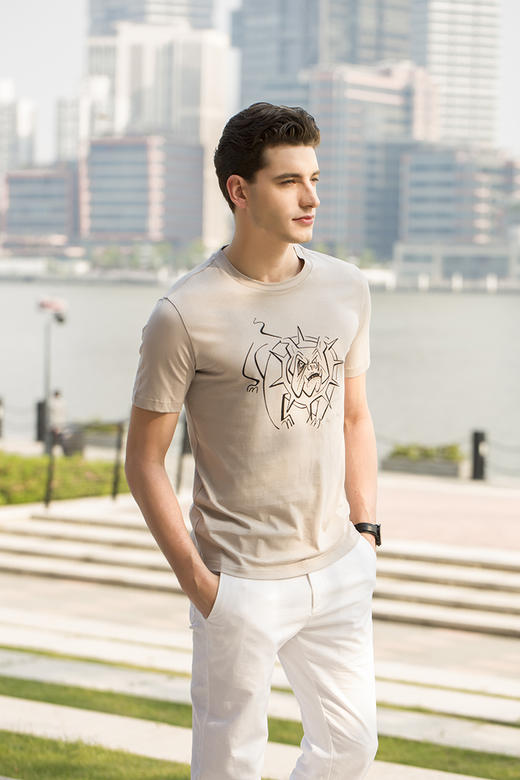 玩趣暴力狗涂鸦全棉情侣T恤XOTSS 商品图6