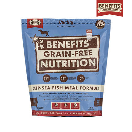 倍内菲无谷深海鱼生鲜冻干狗粮1.8kg 商品图1