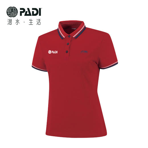 PADI Gear PADI李宁联名款红色POLO衫 商品图2
