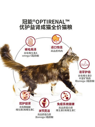 冠能成猫全价猫粮2.5kg 商品图2