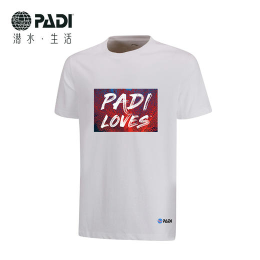 PADI Gear  PADI李宁联名款 男女黑白T恤 商品图0