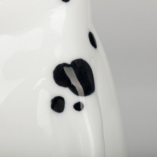 不仁斋 薛继业 陶瓷雕塑系列 戊戌新款釉下五彩招财狗 商品图2