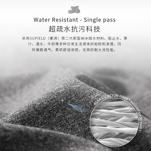 Supield疏水黑科技防污运动短裤男夏季薄款裤子快干五分裤 商品图2