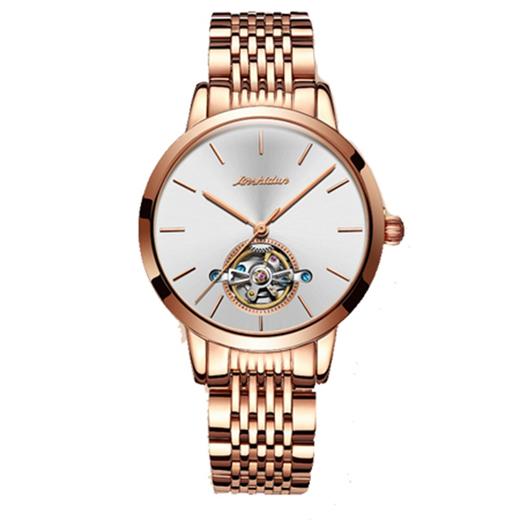 金仕盾新款全自动机械表时尚潮流镂空手表女士简约女表8812女