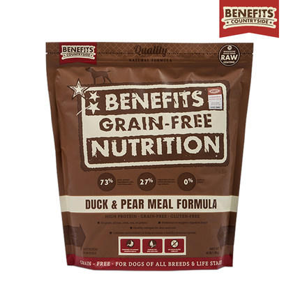 倍内菲无谷鸭肉梨生鮮冻干狗粮1.8kg 商品图1