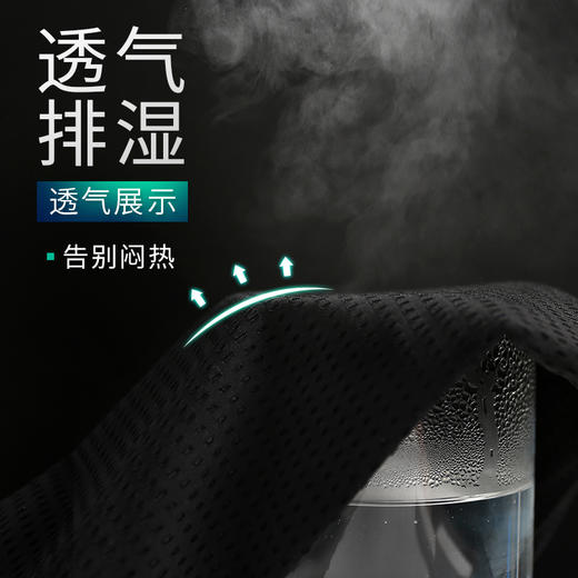 Supield素湃黑科技网眼冰丝空调裤凉感夏季薄款运动裤短裤男2019 商品图4