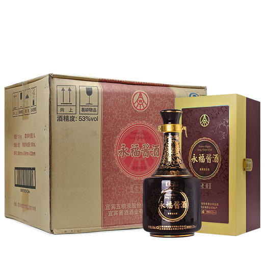 五粮液股份 53度500ml*6 酱香型 永福酱酒老酱（2011） 整箱白酒 商品图0